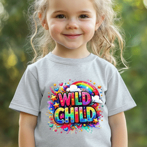 Wild Child Rainbow Kids T-Shirt