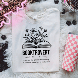 Booktrovert Graphic Tee – For the Introverted Book Lover