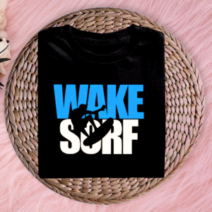 Wake Surf Graphic Tee – Surf the Wake in Style